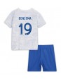 Ranska Karim Benzema #19 Vieraspaita Lasten MM-kisat 2022 Lyhythihainen (+ shortsit)